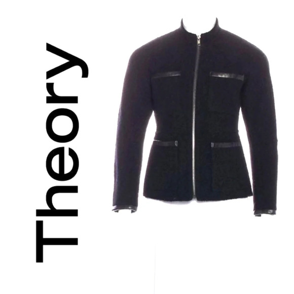 Theory zip front jacket blazer - Picture 1 of 6